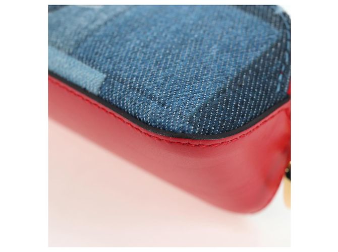 LOUIS VUITTON Monogram Denim Trousse Elizabeth Pen Case Blue GI0444 Auth 195530M Azul - vista 16