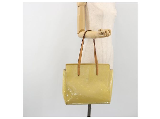 Borsa LOUIS VUITTON Monogram Vernis Katarina EW Bag Broncorail M90010 LV Auth BA14986 - vista 25