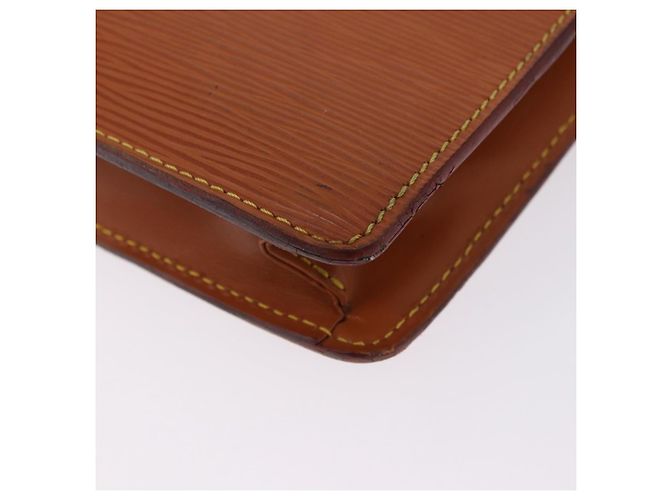 LOUIS VUITTON Epi Porte Documents Bandouliere Zipangu Gold M54468 LV Auth 198503 - vista 18