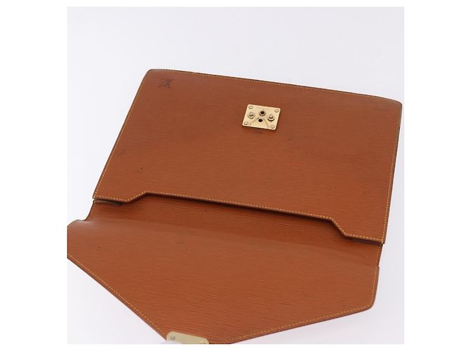 LOUIS VUITTON Epi Porte Documents Bandouliere Zipangu Gold M54468 LV Auth 198503 - vista 22
