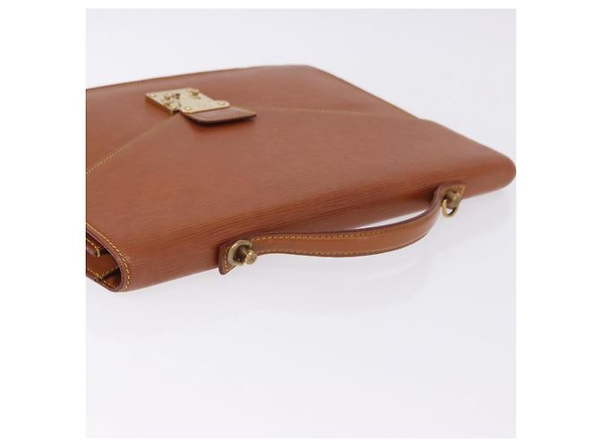LOUIS VUITTON Epi Porte Documents Bandouliere Zipangu Gold M54468 LV Auth 198503 - vista 7