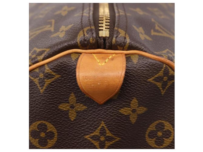 LOUIS VUITTON Monogram Keepall 55 Boston Bag M41424 LV Auth 194931V Monogramma - vista 17
