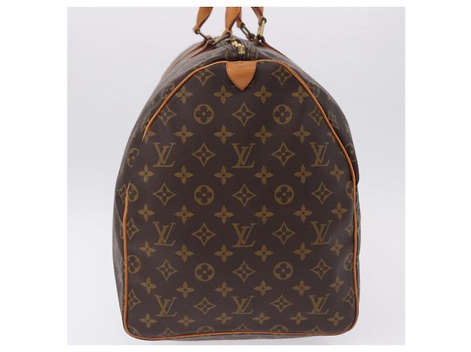 LOUIS VUITTON Monogram Keepall 55 Boston Bag M41424 LV Auth 194931V Monogramma - vista 4