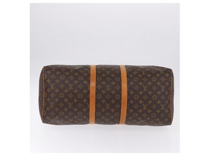 LOUIS VUITTON Monogram Keepall 55 Boston Bag M41424 LV Auth 194931V Monogramma - vista 5