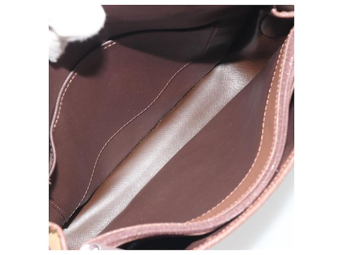Borsa a tracolla Burberrys Nova Check Canvas Beige Tono Oro Auth BA14831 - vista 11
