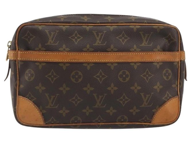 LOUIS VUITTON Monogram Compiegne 28 Clutch Bag M51845 LV Auth 197527 Monogramma - vista 13