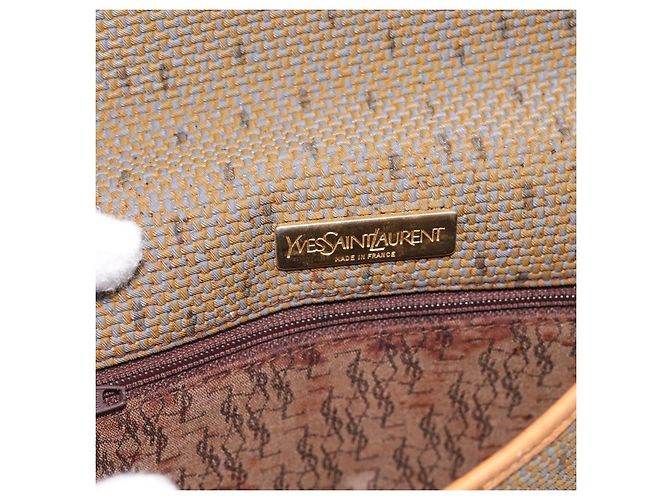 Céline Borsa a tracolla CELINE Canvas Brown Beige Auth 198630 Marrone - vista 16
