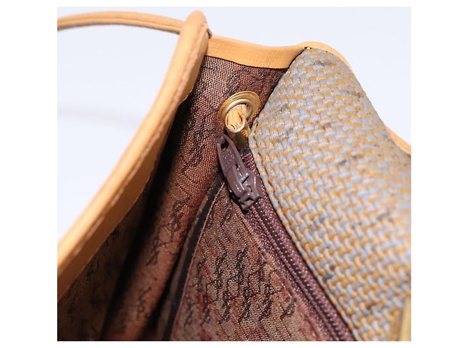 Céline Borsa a tracolla CELINE Canvas Brown Beige Auth 198630 Marrone - vista 20