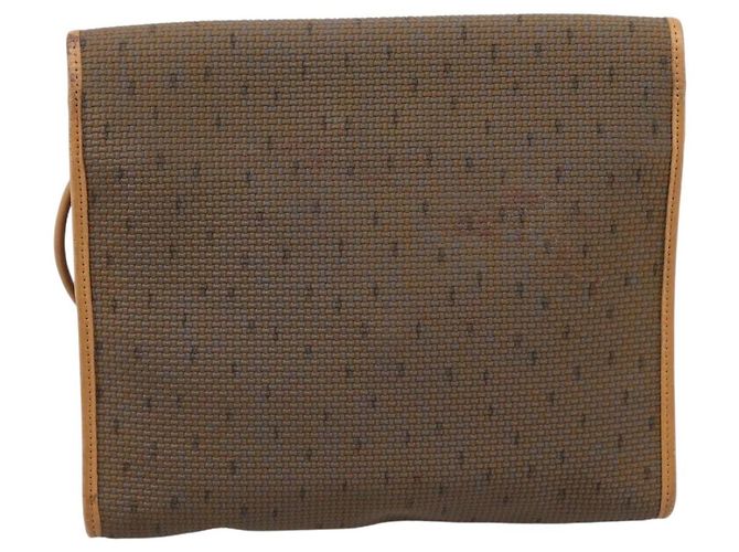 Céline Borsa a tracolla CELINE Canvas Brown Beige Auth 198630 Marrone - vista 3