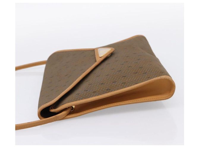 Céline Borsa a tracolla CELINE Canvas Brown Beige Auth 198630 Marrone - vista 4