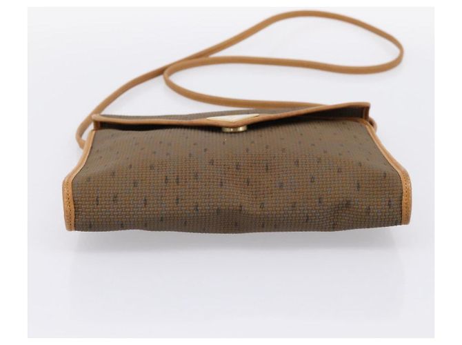 Céline Borsa a tracolla CELINE Canvas Brown Beige Auth 198630 Marrone - vista 9
