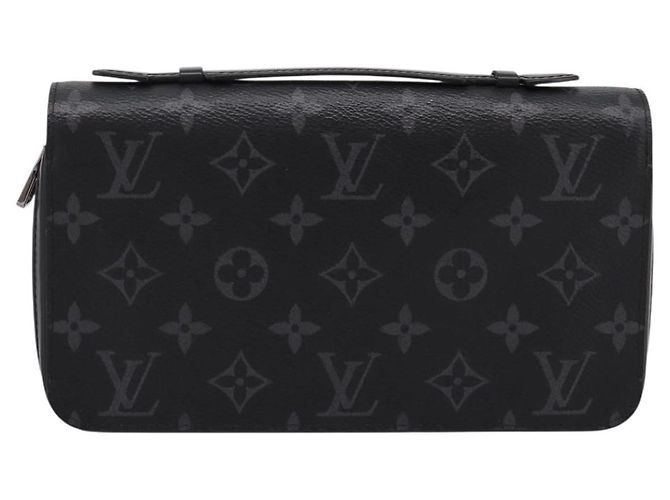 LOUIS VUITTON Monogram Eclipse Zippy XL Travel Case M61698 LV Auth 198756V Monogramma - vista 13