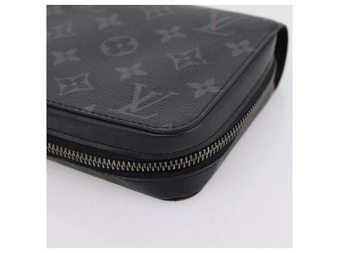 LOUIS VUITTON Monogram Eclipse Zippy XL Travel Case M61698 LV Auth 198756V Monogramma - vista 15