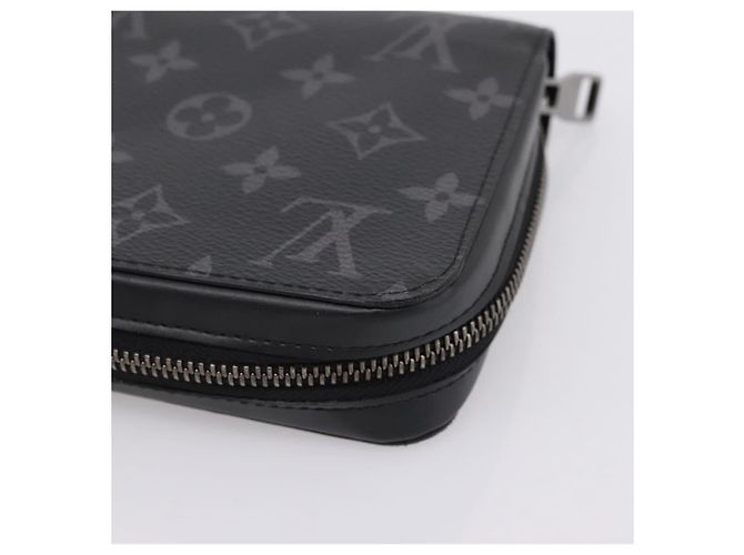 LOUIS VUITTON Monogram Eclipse Zippy XL Travel Case M61698 LV Auth 198756V Monogramma - vista 17