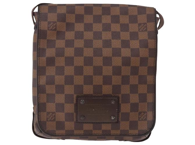 LOUIS VUITTON Damier Ebene Brooklyn PM Shoulder Bag N51210 LV Auth ep15649 - vista 13