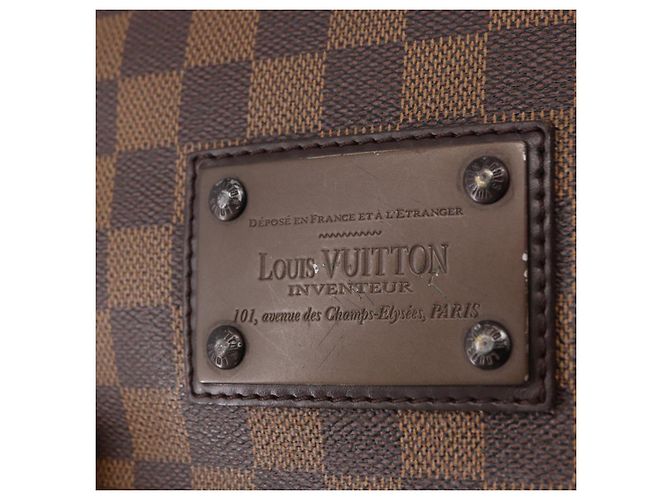 LOUIS VUITTON Damier Ebene Brooklyn PM Shoulder Bag N51210 LV Auth ep15649 - vista 18