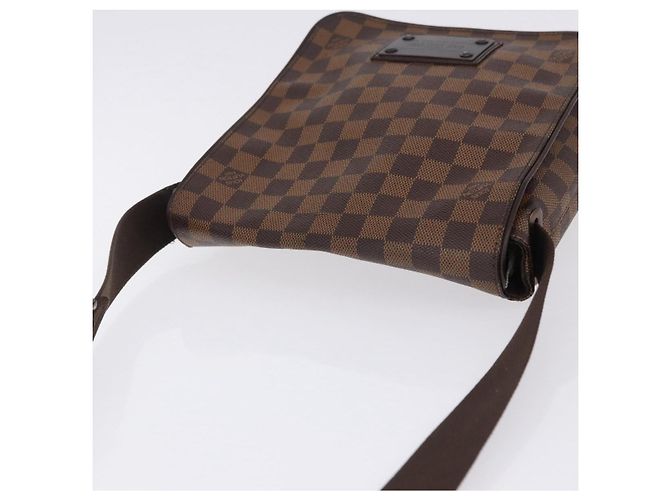 LOUIS VUITTON Damier Ebene Brooklyn PM Shoulder Bag N51210 LV Auth ep15649 - vista 6