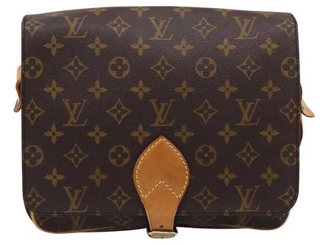 LOUIS VUITTON Monogram Cartouchiere GM Shoulder Bag M51252 LV Auth BA15202 Monogramma - vista 13