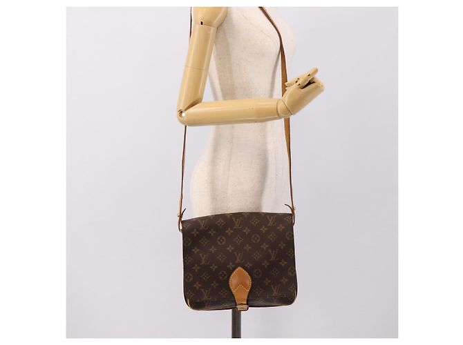 LOUIS VUITTON Monogram Cartouchiere GM Shoulder Bag M51252 LV Auth BA15202 Monogramma - vista 21