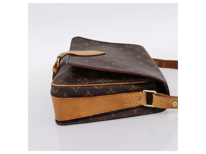 LOUIS VUITTON Monogram Cartouchiere GM Shoulder Bag M51252 LV Auth BA15202 Monogramma - vista 4