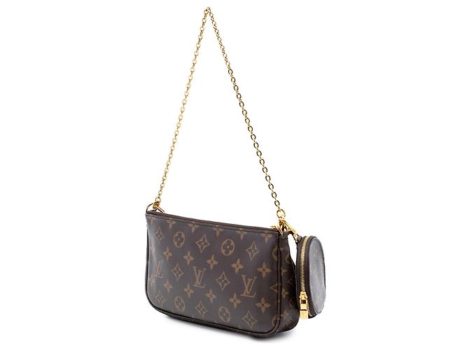 Borsa Louis Vuitton Monogram Multi Pochette Accessoires Marrone - vista 2