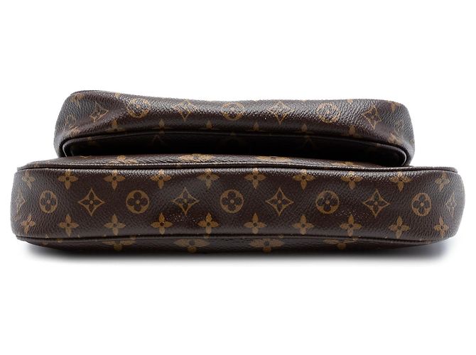 Borsa Louis Vuitton Monogram Multi Pochette Accessoires Marrone - vista 3