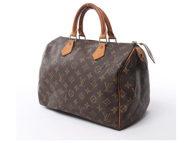 Borsa a mano Louis Vuitton Speedy 30 Monogram Canvas in marrone M41526 - vista 2