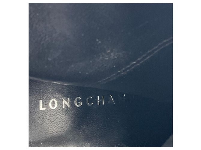 Botines de ante con flecos marrones Longchamp Castaño - vista 8
