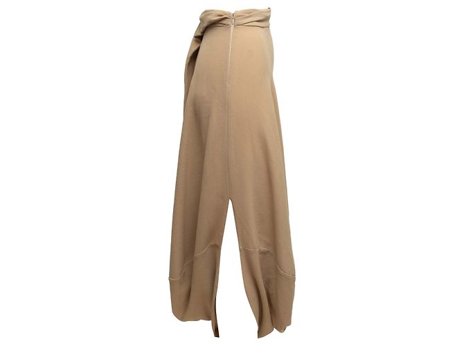 Falda Maxi Asimétrica Jacquemus Tan Talla US S Camello - vista 2