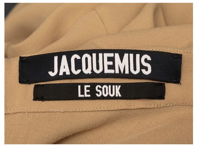 Falda Maxi Asimétrica Jacquemus Tan Talla US S Camello - vista 4