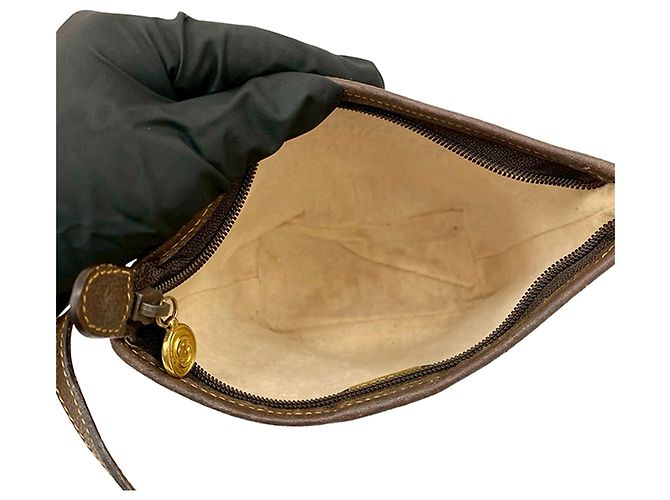 Borsa a tracolla Gucci GG Supreme marrone - vista 5