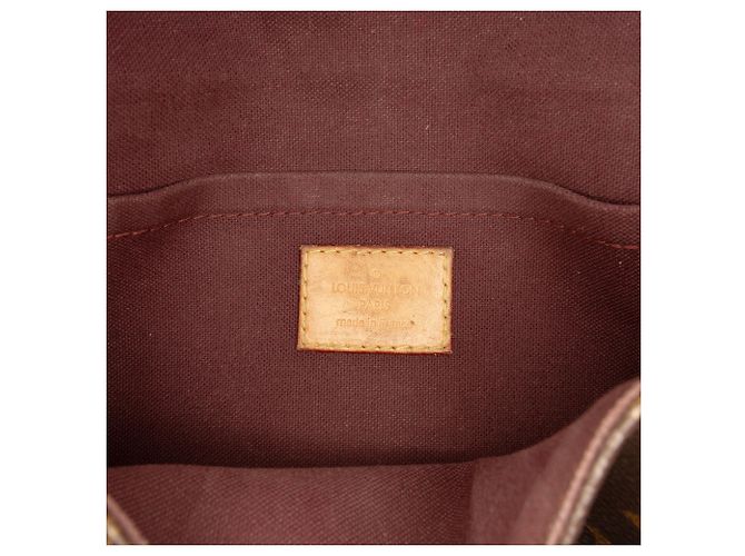 Borsa Satchel Louis Vuitton Monogram Favorite PM Marrone - vista 5