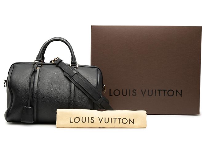 Borsa Satchel Louis Vuitton Sofia Coppola SC PM in pelle di vitello nera Nero - vista 8