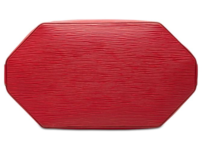 Borsa a tracolla Bucket Bag Louis Vuitton Epi rossa Rosso - vista 3