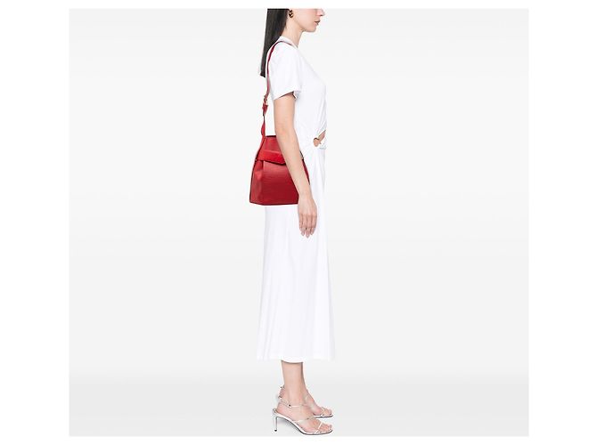Borsa a tracolla Bucket Bag Louis Vuitton Epi rossa Rosso - vista 7