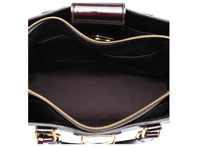 Borsa Louis Vuitton Monogram Vernis Melrose Avenue Purple Porpora - vista 4