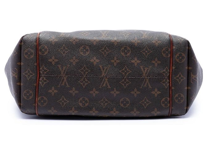 Borsa Tote Louis Vuitton Monogram Totally MM Marrone - vista 3