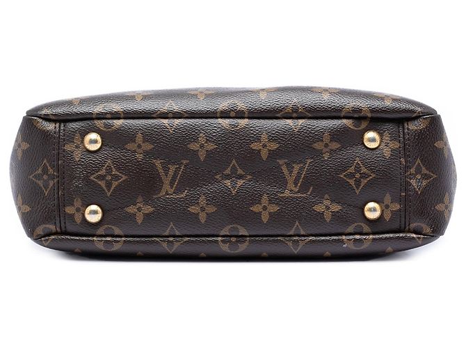 Borsa Satchel Louis Vuitton Monogram Pallas BB Marrone - vista 3