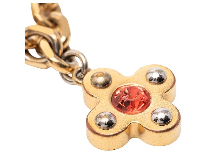 Bracciale Love Letters in ottone placcato oro e strass Louis Vuitton D'oro - vista 7