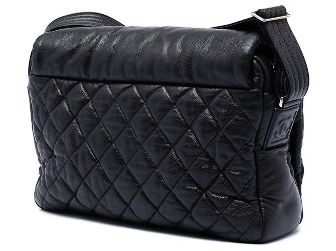 Chanel Large Quilted Caviar Coco Cocoon Messenger Bag Schwarz - Ansicht 2