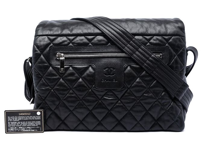 Chanel Large Quilted Caviar Coco Cocoon Messenger Bag Schwarz - Ansicht 7
