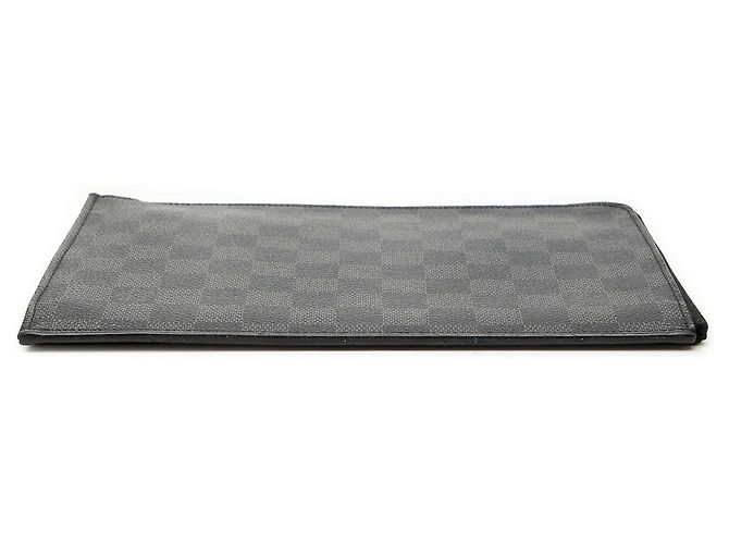 Black Louis Vuitton Damier Graphite Pochette Jour PM Clutch Bag - view 3