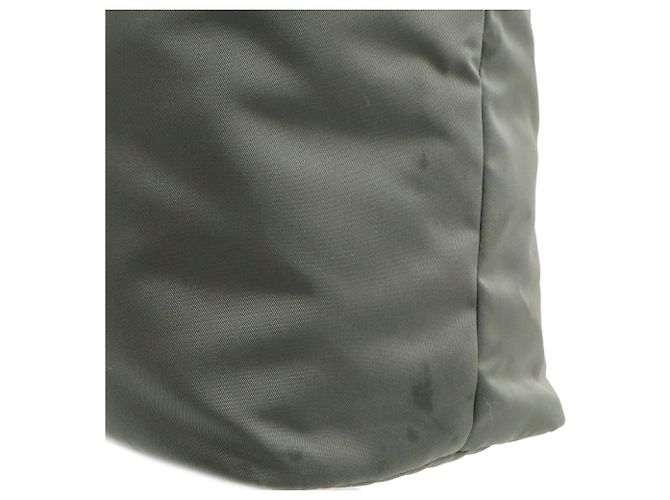 Borsa reversibile Prada in Tessuto e Nappa Grigia Grigio - vista 6