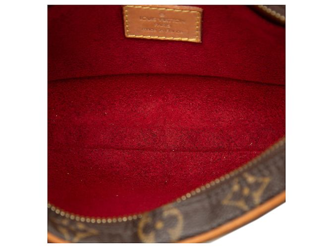 Borsa Hobo Louis Vuitton Monogram Croissant PM Marrone - vista 4