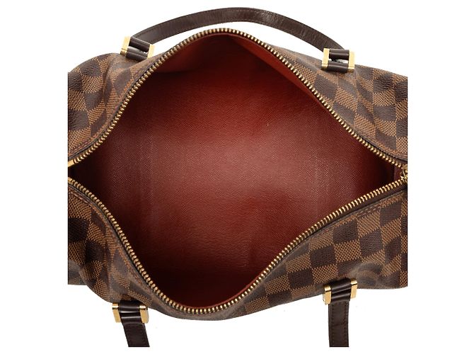 Borsa a mano Louis Vuitton Damier Ebene Papillon 30 Marrone - vista 4