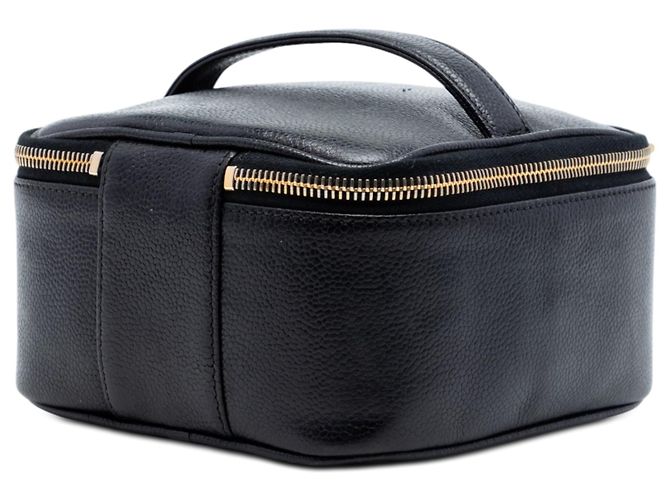 Vanity Beauty Case Chanel CC Caviar nero - vista 2