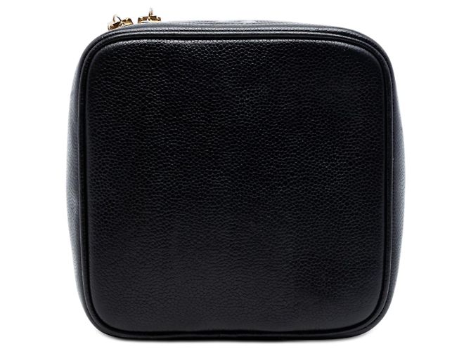 Vanity Beauty Case Chanel CC Caviar nero - vista 3