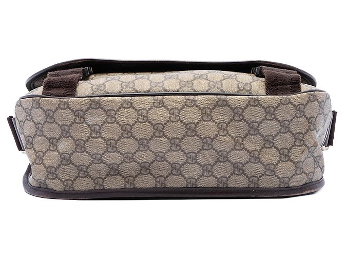 Borsa a Tracolla Gucci GG Supreme Beige - vista 3