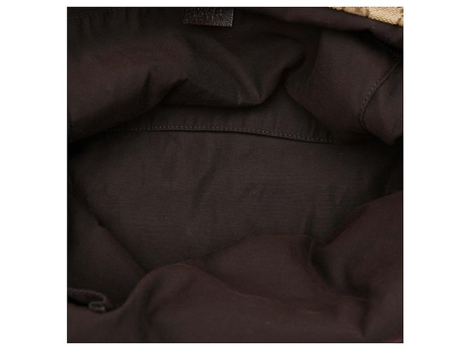 Bolso Tote Gucci GG Canvas Web Beige - vista 4