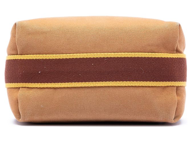 Estojo Hermès Small Toile Bride A Brac Castanho Marrom - vista 3